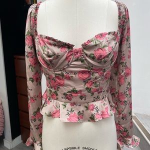 Astr floral blouse